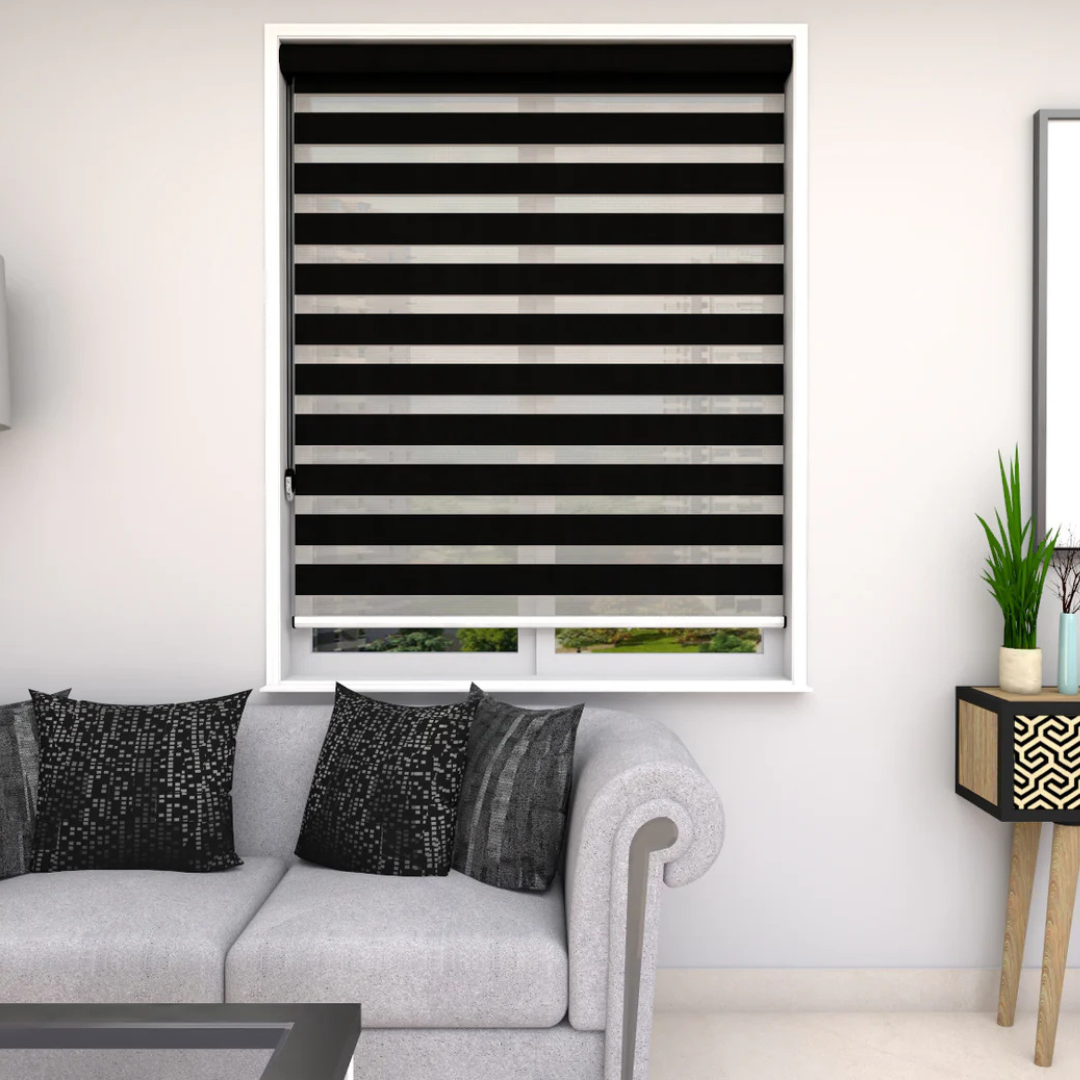 Zebra Blinds - Basic Black n White