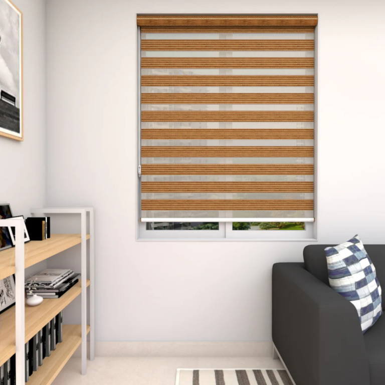 Zebra Blinds - Ropeline Brown1