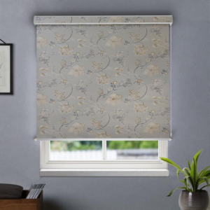 Printed Blackout Indoor Roller Blinds for Windows Floret Design
