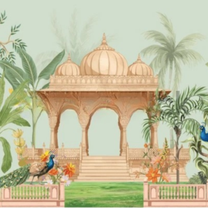 Traditional Mughal dome architecture